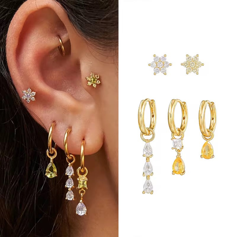 Stackable earring set
